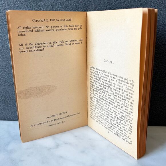 Murder Scholastic by Janet Caird Paperback Book 1967 Ace Publishing - Picture 3 of 6